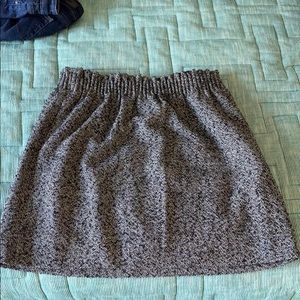 J. Crew black/white tweed skirt sz 12
